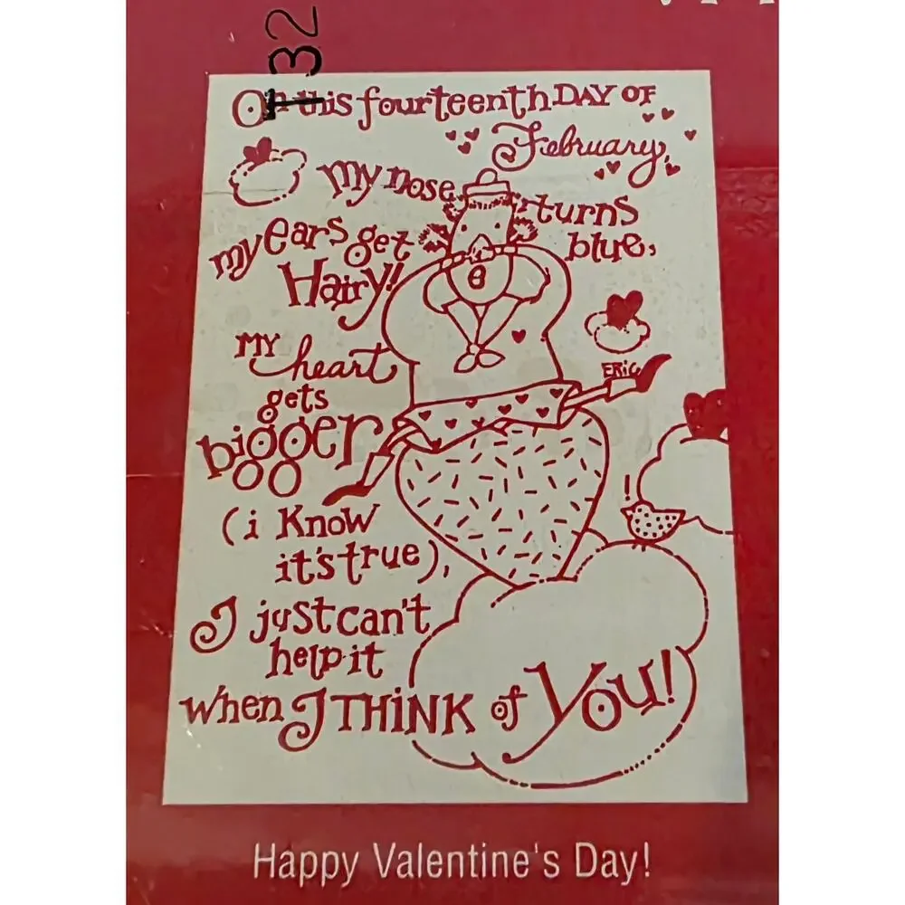 Hallmark Silly Valentine's Day cards NIB Vintage
